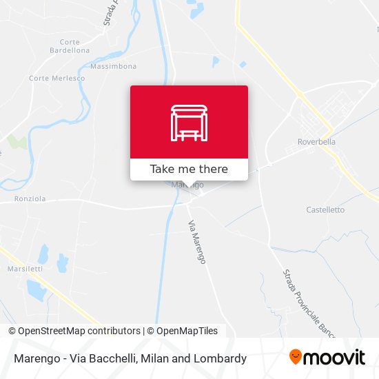 Marengo - Via Bacchelli map