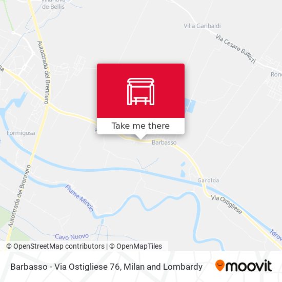 Barbasso - Via Ostigliese 76 map