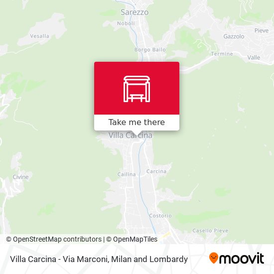 Villa Carcina - Via Marconi map