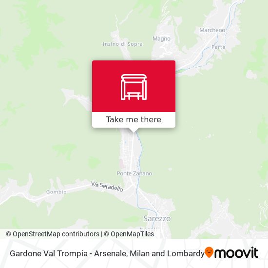 Gardone Val Trompia - Arsenale map