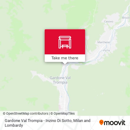 Gardone Val Trompia - Inzino Di Sotto map