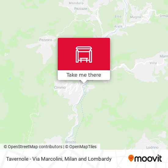 Tavernole - Via Marcolini map