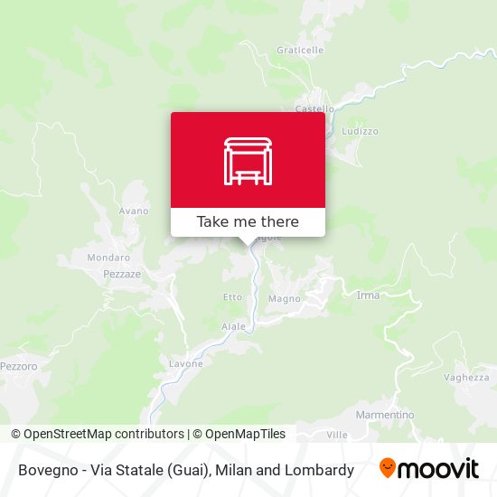 Bovegno - Via Statale (Guai) map