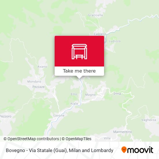 Bovegno - Via Statale (Guai) map