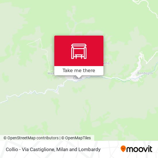 Collio - Via Castiglione map