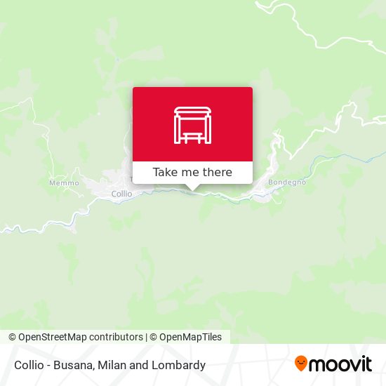 Collio - Busana map