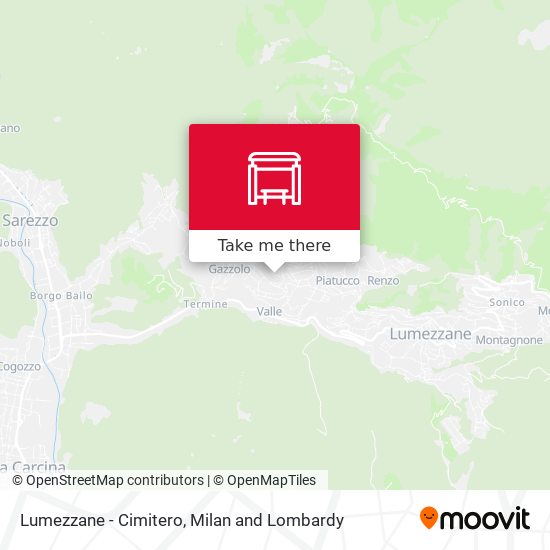 Lumezzane - Cimitero map