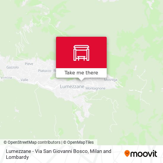 Lumezzane - Via San Giovanni Bosco map