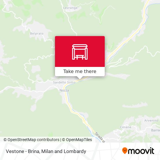 Vestone - Brina map