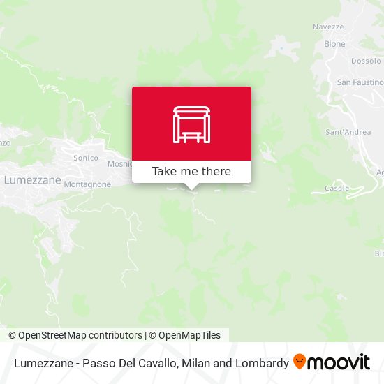Lumezzane - Passo Del Cavallo map
