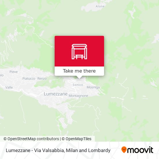 Lumezzane - Via Valsabbia map