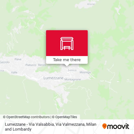 Lumezzane - Via Valsabbia, Via Valmezzana map