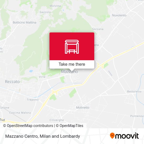 Mazzano Centro map