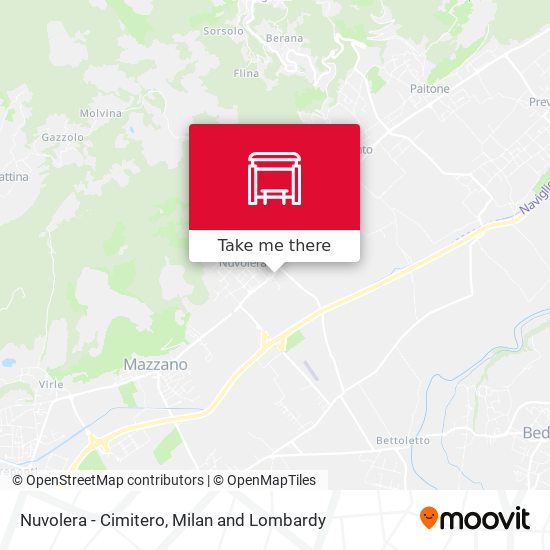 Nuvolera - Cimitero map