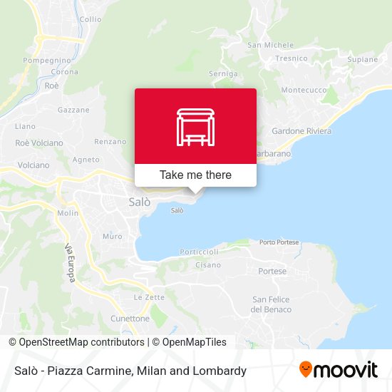 Salò - Piazza Carmine map