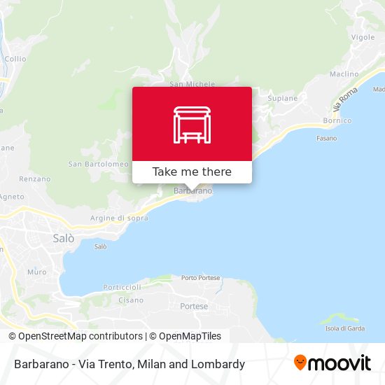 Barbarano - Via Trento map