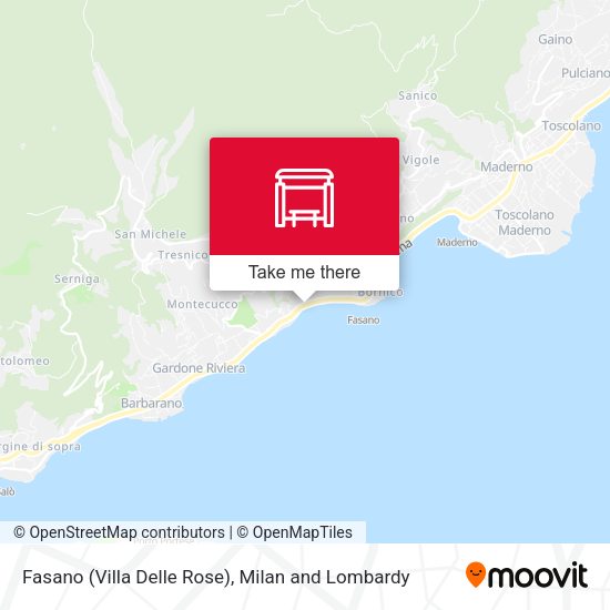 Fasano (Villa Delle Rose) map