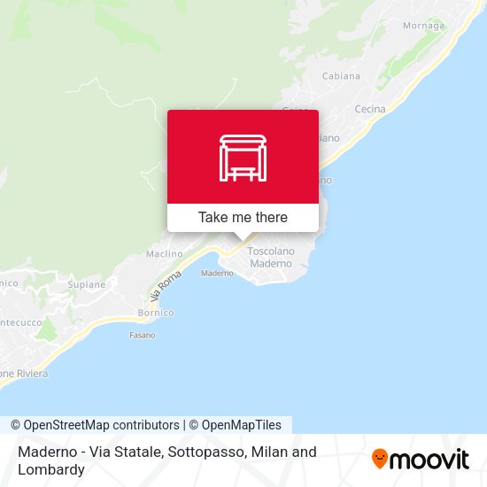 Maderno - Via Statale, Sottopasso map