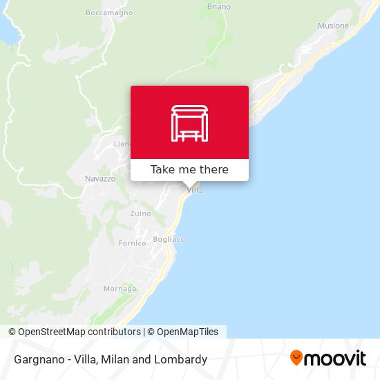 Gargnano - Villa map