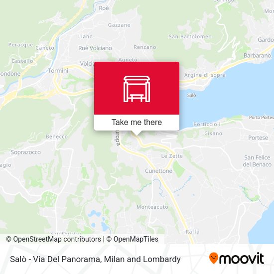 Salò - Via Del Panorama map