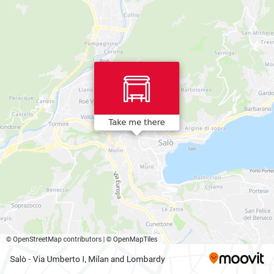 Salò - Via Umberto I map