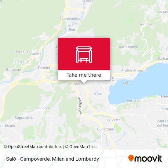 Salò - Campoverde map