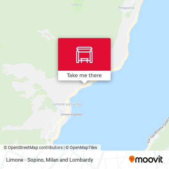 Limone - Sopino map