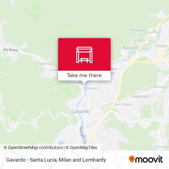 Gavardo - Santa Lucia map
