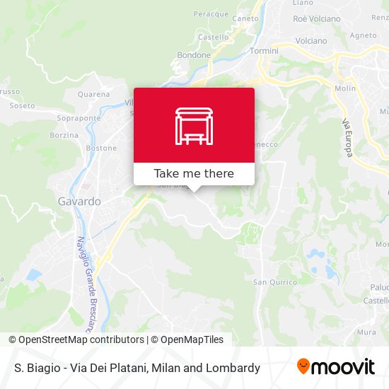 S. Biagio - Via Dei Platani map