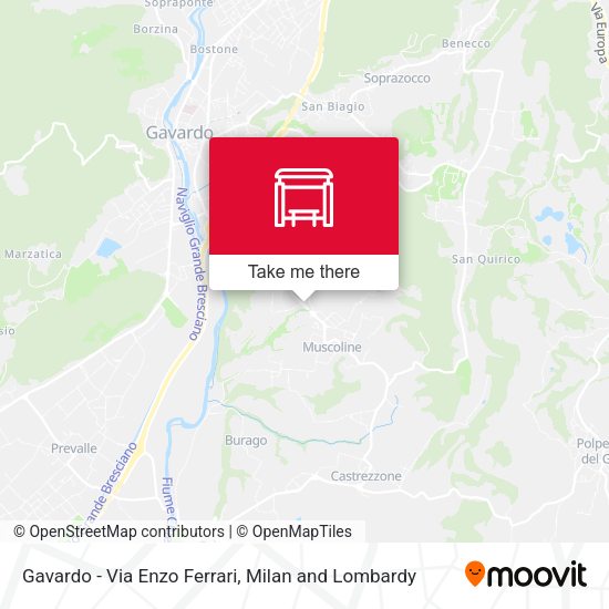 Gavardo - Via Enzo Ferrari map