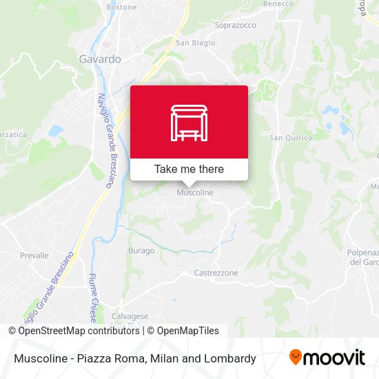 Muscoline - Piazza Roma map