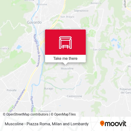 Muscoline - Piazza Roma map