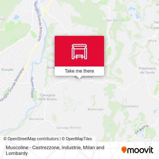 Muscoline - Castrezzone, Industrie map