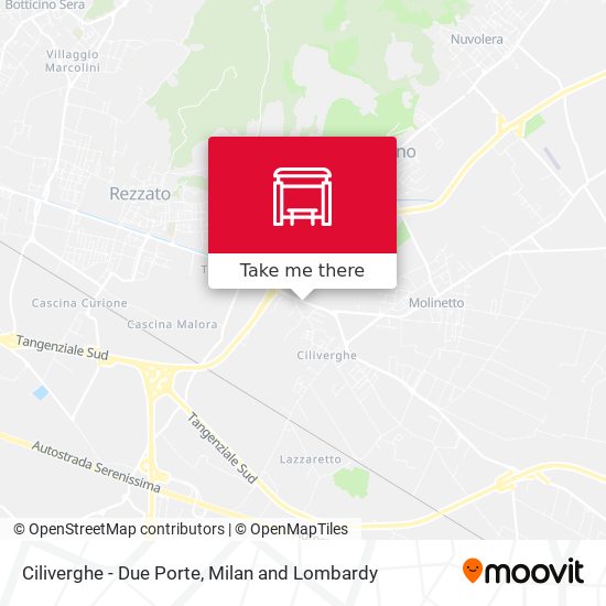Ciliverghe - Due Porte map