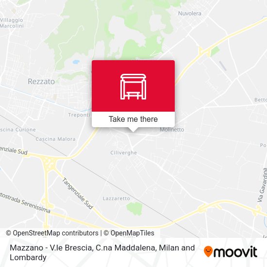 Mazzano - V.le Brescia, C.na Maddalena map