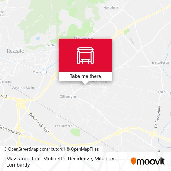 Mazzano - Loc. Molinetto, Residenze map