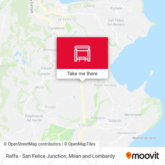 Raffa - San Felice Junction map
