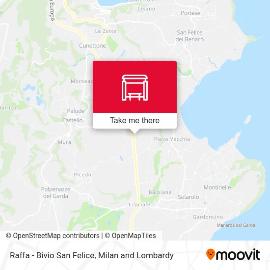 Raffa - San Felice Junction map