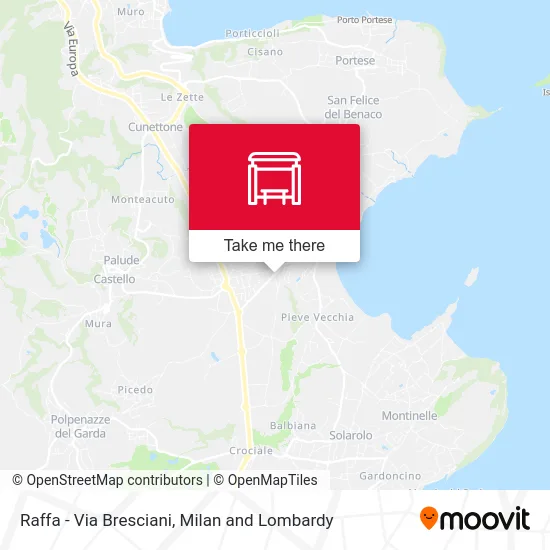 Raffa - Via Bresciani map