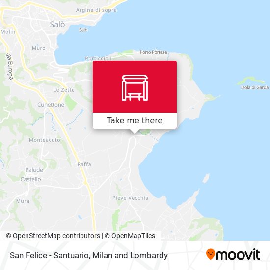 San Felice - Santuario map