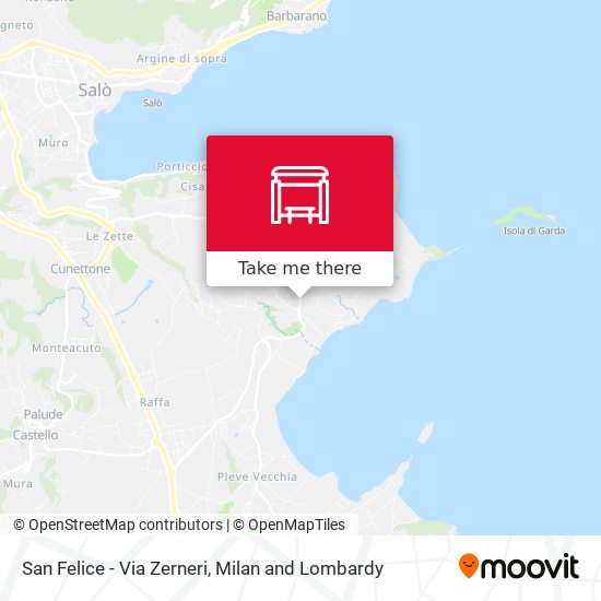 San Felice - Via Zerneri map