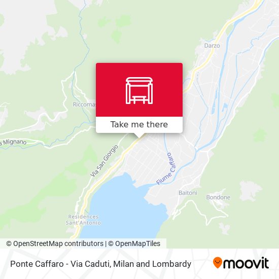 Ponte Caffaro - Via Caduti map