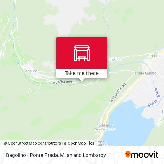 Bagolino - Ponte Prada map