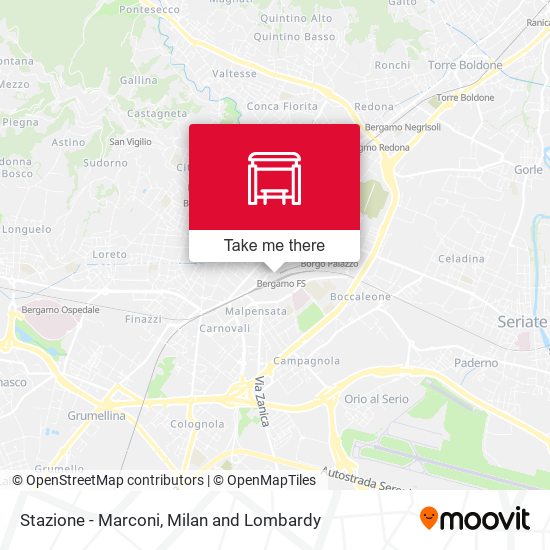 Stazione - Marconi map