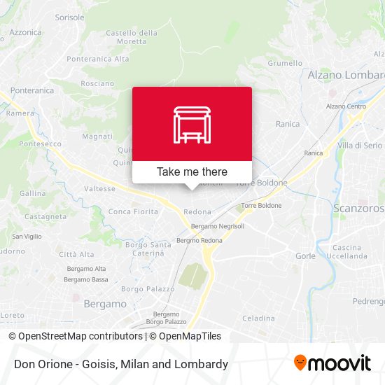 Don Orione - Goisis map