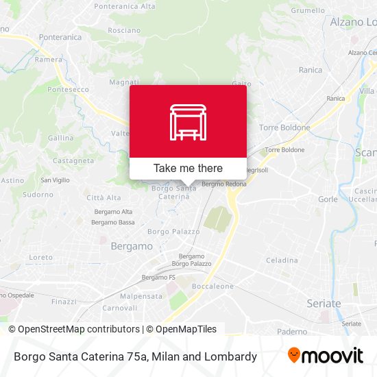 Borgo Santa Caterina 75a map
