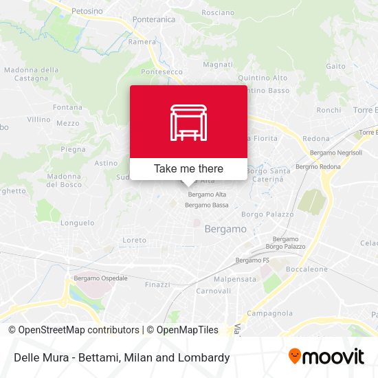 Delle Mura - Bettami map