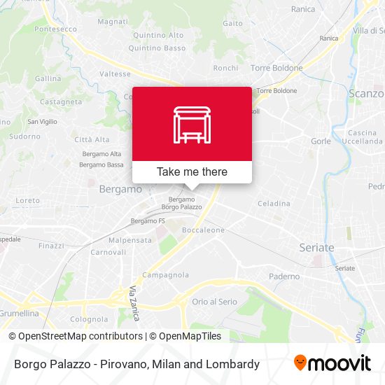 Borgo Palazzo - Pirovano map
