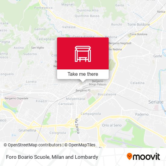Foro Boario Scuole map