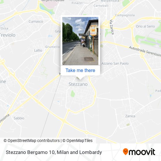Stezzano Bergamo 10 map